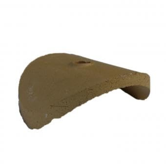 Schornsteinverschluss aus Schamotte, Wolfshöher TONWERKE, mit Fingerloch Montagehilfe (Öffungen mit Ø 160mm)
