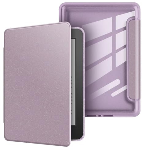 Glitter Acrylic Case for Kindle Oasis 9/10th Generation 7 (2017/2019 Release) - Glitter Purple | Ultra Thin Cover with Auto Wake/Sleep, Scratch Protection
