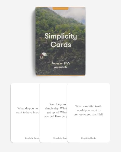 Simplicity Cards: focus on life's essentials