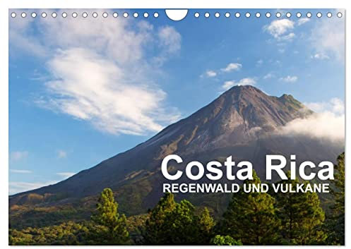 Costa Rica - Regenwald und Vulkane (Wandkalender 2025 DIN A4 quer), CALVENDO Monatskalender