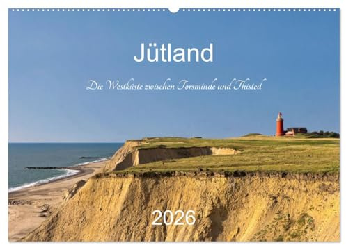 Jütland. Die Westküste zwischen Torsminde und Thisted (Wandkalender 2026 DIN A2 quer), CALVENDO Monatskalender: Idyllische Dörfer, zauberhafte Landschaften und einsame Sandstrände (CALVENDO Orte)