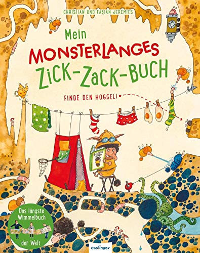 Mein monsterlanges Zick-Zack-Buch: Finde den Hoggel!: Das längste Wimmelbuch der Welt