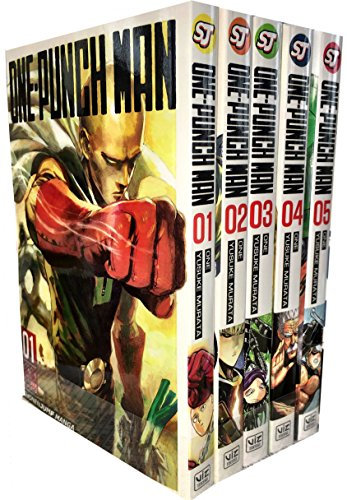 One-Punch Man Volume Collection 1-5 5 Books Bundle
