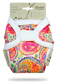 Petit Lulu Neugeborenen Überhose (2-6 kg) für Stoffwindeln Klett (Orient)