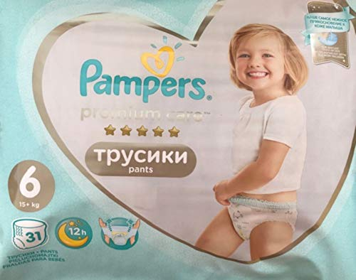 NEU 31 PAMPERS PREMIUM CARE PANTS GR. 6, 15+ KG