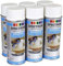 Lot 6 Bombes BLANC MAT Peinture Spray Aérosol 6X400ml Bois,Métal,Aluminium etc