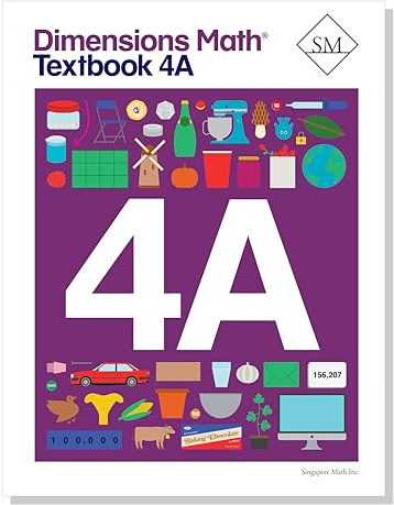Dimensions Math Textbook 4A | Singapore Math Inc. [Paperback]
