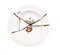 SELETTI KINTSUGI Collezione Piatti in Porcellana Ispirata dalla Tecnica Giapponese, Piatto Fondo 09622