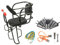 KKPW Vélo électrique siège arrière pour Enfant Vélo de Montagne Vélo Siège d'enfant pour bébé avec Garde - Corps Haut,Noir 2