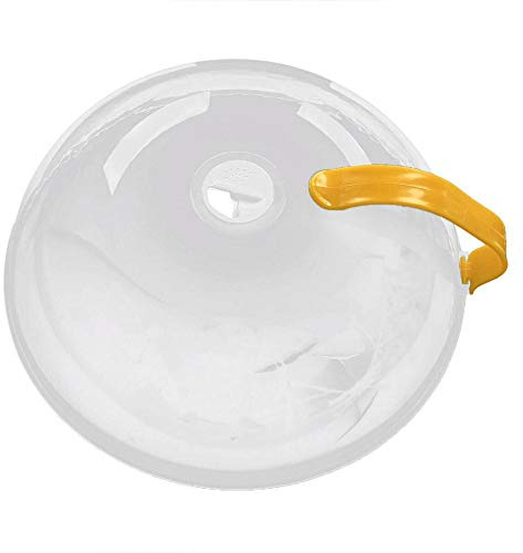 KEKOL Cubierta de microondas con Mango Protector de Salpicaduras de microondas Cubiertas Anti-Salpicaduras Tapa Resistente al Calor con Rejillas de ventilación para Alimentos