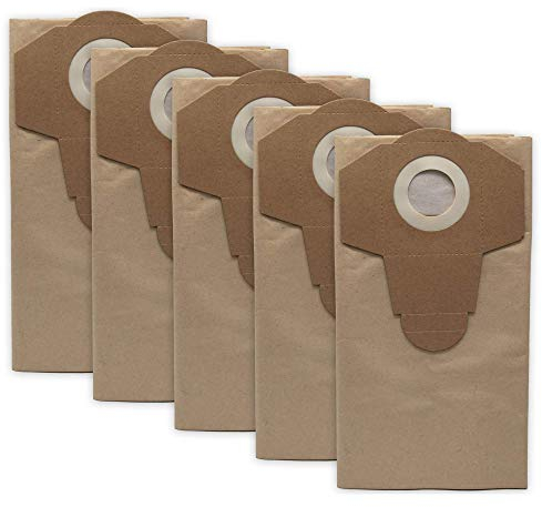 Papierfilterbeutel Staubbeutel Staubfangbeutel für Parkside Nass Trockensauger PWD 30 A1 LIDL IAN 364420 Filtertüte Staubfangsack