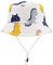 FenFang Sonnenhut Baby Kinder, Dinosaurier Fischerhut Kind Jungen Mädchen, Breite Krempe Sonnenmütze Verstellbar, Eimerhut Strandhut Kappe Mütze Frühling Sommer (4-8 Years, Weißer Dinosaurier)