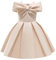 Mrkeung Ragazze Vestono Vestiti per Bambini Champagne Abito Estivo Gonna a Fionda Gonna Principessa Gonna per Bambini-140(Champagne)