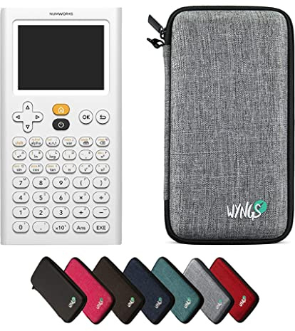 NumWorks inkl. WYNGS Schutztasche hellgrau - Grafikrechner - Basic Set