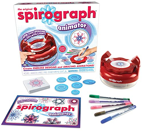 SPIROGRAPH Atelier magique animator - Loisirs créatifs - Effets de lumière rotatifs pour sublimer les créations !