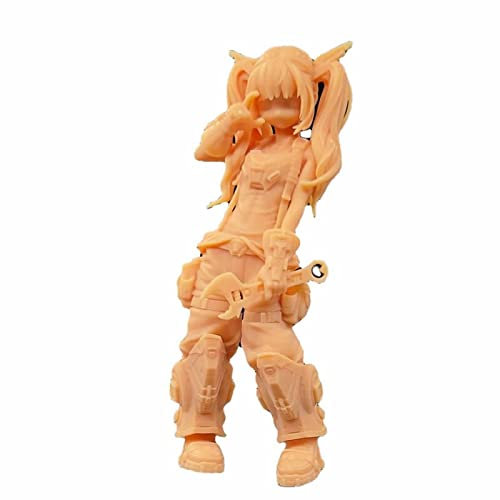 ZEDACAKAI Figurine 1/35 Anime Girl Repairman Model Scène miniature GK Need To Be Colorful By Yourself No3