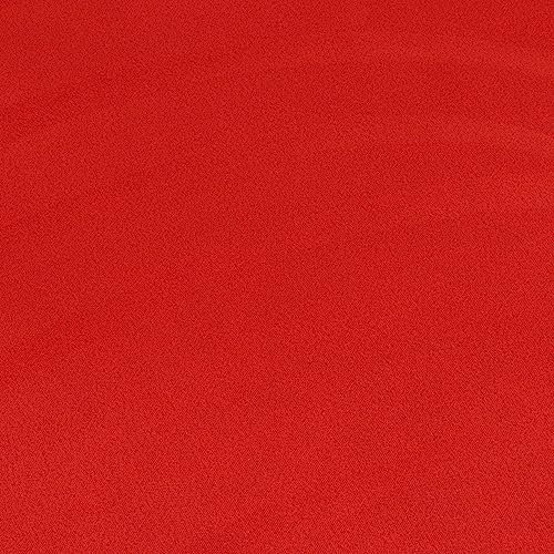 Panngu Tissu microfibre non tissé double face,Convient pour les films de voiture, les intérieurs de voiture, les rembourrages, les tiroirs à bijoux,Rouge chinois, 50x145 cm.