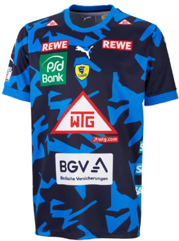 PUMA RNL Rhein Neckar Löwen Away Auswärtstrikot Trikot Jersey T-Shirt 22/23 HBL blau 771697-03, 3XL