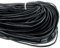 esnado Lederband Flach Eckig 3 mm x 2 mm Schwarz Länge: 10 Meter