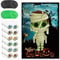Halloween Game Stickers, Halloween Party Games for Kids Mummy Halloween Poster with 48pcs Eyes Stickers Pin The Eyes on The Mummy for Halloween Party Decoration