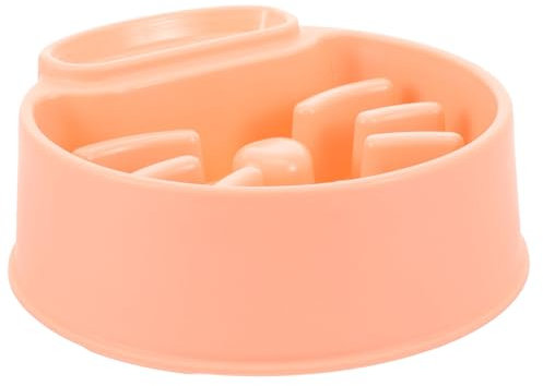 FRCOLOR Langsame Fütterung Hundenapf Antischlingnapf Für Kleine Hunde Und Katzen rutschfest Aus -freiem Kunststoff Für Gesundes Fressen Und Bequemes Trinken