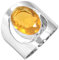 Citrin Quarz Ring 925 Sterling Silber Handgemacht Schmuck Größe 51 (16.2) (99110_CIT_R6)