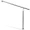 Fiqops Handlauf Edelstahl 80CM, Treppengeländer außen, Winkel Einstellba Eingangsgeländer, Handlauf für Treppen Innen und Aussen, Geländer Edelstahl außen, Wandhandlauf Für Treppen und Türen