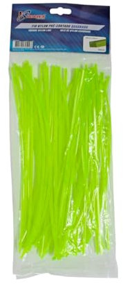 Kawapower Hilo de Nylon Precortado Cuadrado 32cm x 6.0mm 50 unidades