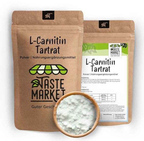 100 g L-Carnitin Pulver ohne Zusätze | 100% L-Carnitin Tartrat | Carnitinpulver | Aminosäure