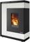 Oranier | Pelletofen | Boreas 2 | 8 kW | Seidenweiß | konz. Anschluss