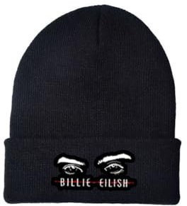 WLJEHWLJ Eilishs Anime Mütze Warme Strickmützen Winter Beanie Mützen Weiche Wintermützen für Damen und Herren, mehrfarbig, Einheitsgröße