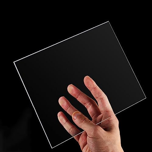 Shatterproof Clear Polycarbonate Safety Sheet Protected - Glass Replacement for Shed Windows, Greenhouse, Canopy, Carport - Craft DIY - Stadiums, Bus Shelters - Durable Plastic