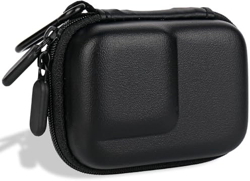 MJFENDAI Tasche für DJI Osmo Action 5 Pro, Mini Tragetasche für DJI Zubehör, Schwarz Hard Shell Reisetasche mit DJI OSMO Action 5/ Action 4/Action 3 Action Camera Zubehör