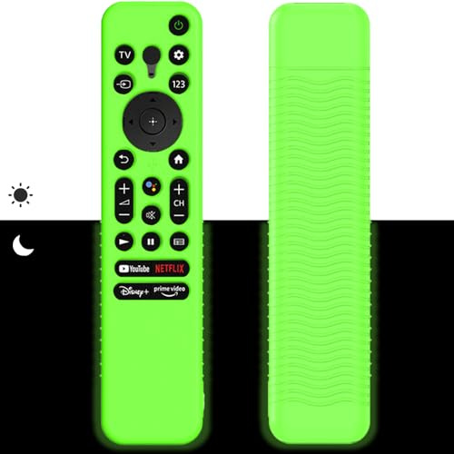Remote Control Case for Sony RMF TX800U TX900U/C/P XR-A80K XR-X90K Case, Non-Slip Silicone Protective Case, Glow in the Dark, Remote Control Cover for TV Accessories