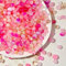 DAHI 550 Pièces Perles en Verre Rose pour Bracelet, Perles Rondes en Verre Mélange, Kit pour la Fabrication de Bracelets, Colliers, Bijoux