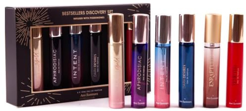 Ann Summers Pheromone Perfume for Women Set – 6 x 10ml Travel-Sized Eau de Parfum – Long-Lasting Womens Perfume Set with Scents – Vegan & Cruelty-Free Fragrance Collection