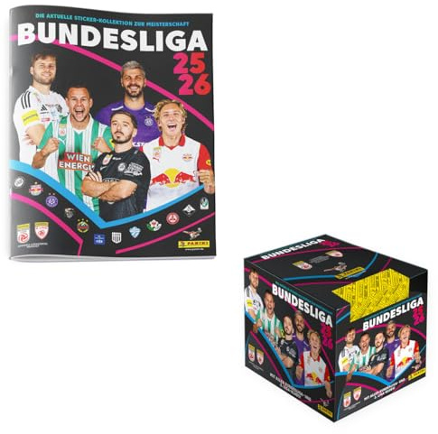 Panini Admiral Bundesliga Österreich 2025/26 Stickerkollektion (Box-Bundle)