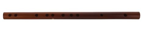 ARTSEWPLY Bambusflöte in F-dur für Erwachsene Holzblasinstrument Kurzes Musikinstrument aus Robustem Bambus Anfängerflöte mit Klarem Klang