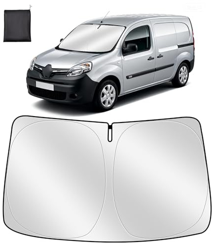 ZATOOTO Parasol para Renault Kangoo 2021-2024, Parasol Coche Delantero | Ajuste EspecíFico Para El VehíCulo, Bloqueo De Rayos Uv, Aislamiento TéRmico, Montaje Sencillo, Camping, Duradero