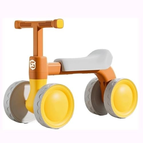 laufrad Wiggle Auto-Roller, rutschfestes Laufrad ohne Pedal, 4 leise Räder, Spielzeug for Aufsitzen for Jungen und Mädchen autoscooter(Bruin)
