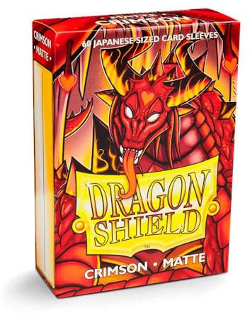 Dragon Shield AT-11121 Japanese Size Matte Crimson (60 Sleeves)
