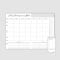 pen & pages® undatierte Monatsübersicht zum Ausklappen - Din A5-6 Löcher - Kalender A5 Organizer, Foldout, Aufgaben, Ziele, ToDo, Habit Tracker, Gewohnheiten, 14,8 x 21 cm