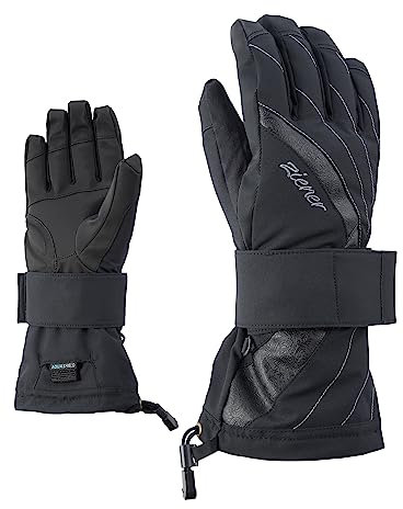 Ziener Damen Milana As(r) Lady Glove Sb Snowboard-handschuhe, black, XXS