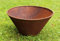 Manufaktur-Lichtbogen Rost Pflanzschale rund, 39 cm Durchmesser, 22 cm hoch Edelrost Garten