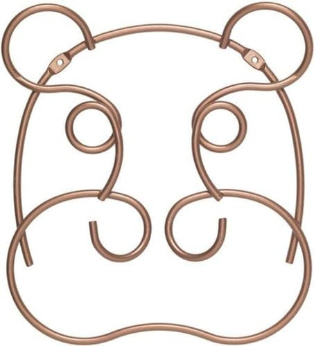 METALTEX 370102000 Safari Wandgarderobe Hippo 24 x 28 cm