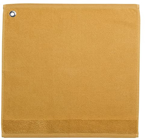 Essuie-mains oeillet Curl curry 50 x 50 cm Winkler