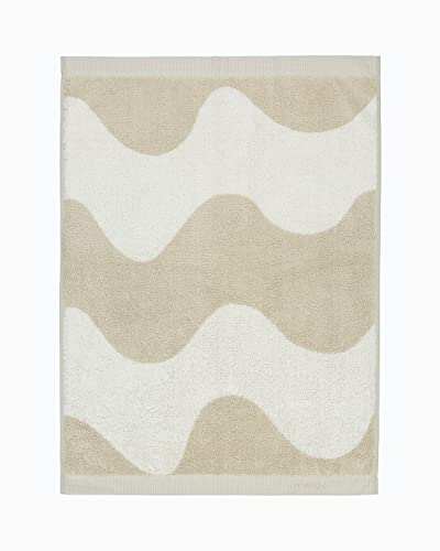Marimekko - Handtuch - Lokki - Baumwolle - Beige-Weiß - 50 x 70 cm