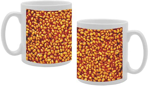 Coralgraph Inc MG5399 Baked Bean Tea Novelty Gift Printed Tea Coffee Ceramic Mug