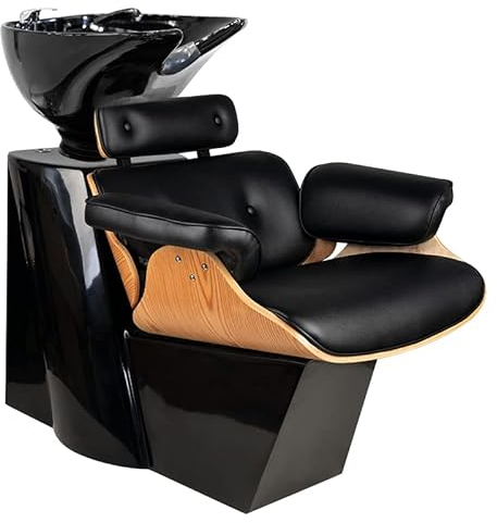 ACTIVESHOP Friseurwaschsessel Friseursessel Friseur Waschanlage Friseursalon Florenze schwarz