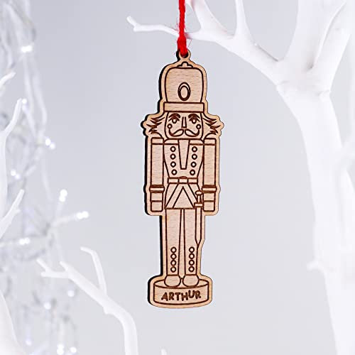 Personalised Nutcracker Christmas Tree Bauble Christmas Decoration Ornament